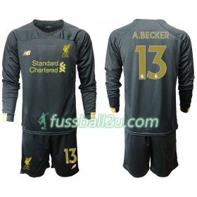 Günstige Fußballtrikots Liverpool A.Becker 13 Torwart Kinder Heimtrikot 2019-2020 Langarm
